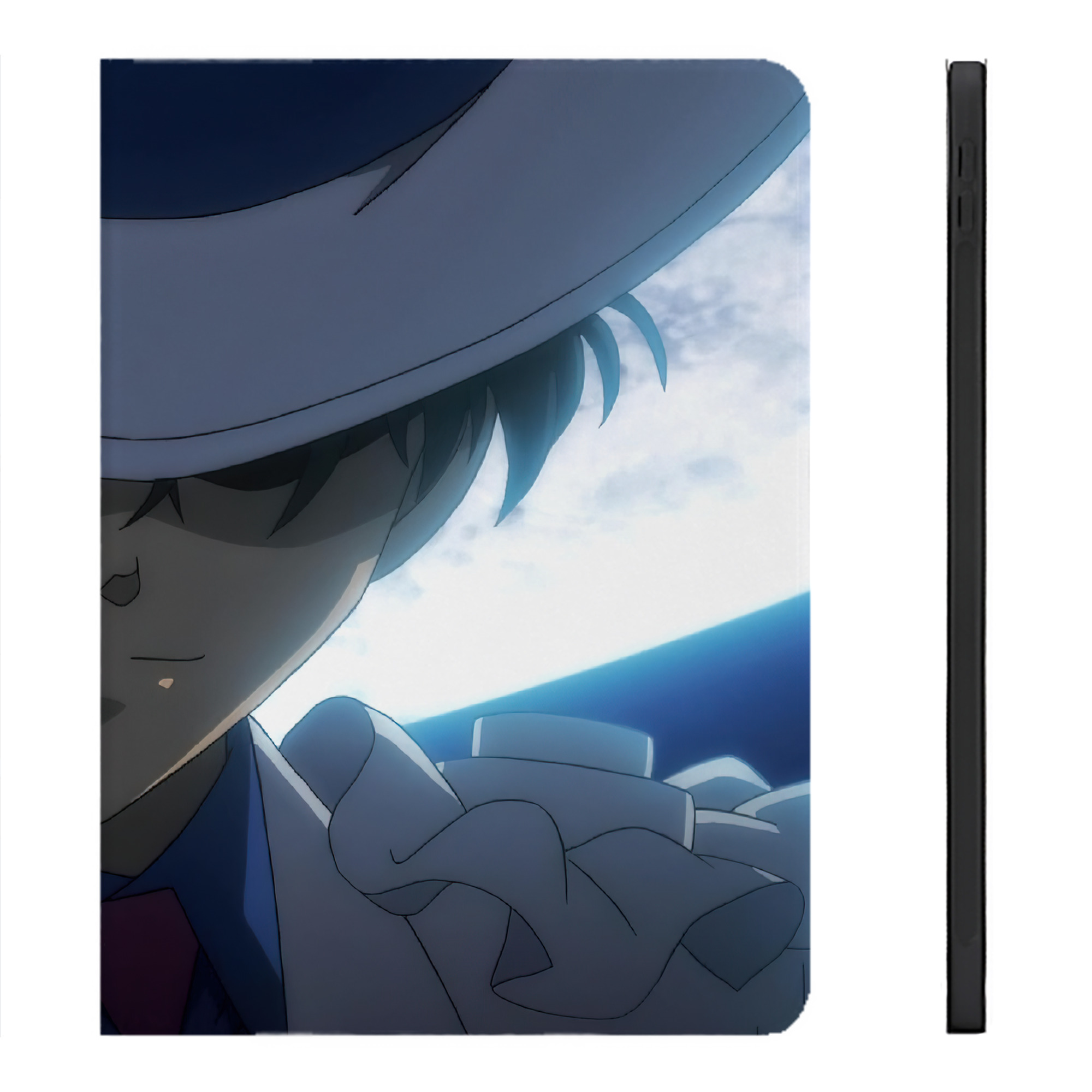 （画像用） 名探偵コナン Detective Conan IPadケース ペンホルダー付き ブックスタイルデザイン
